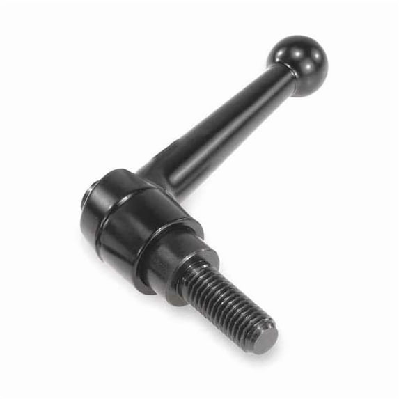 Adjustable Handle, Size: 2 M10X20 Zinc, Black Satin, Comp: Steel K0116.2101X20