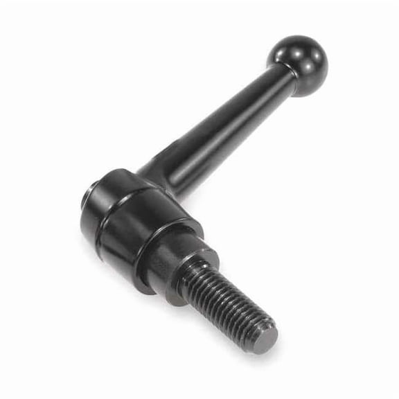 Adjustable Handle, Size: 2 M08X40 Zinc, Black Satin, Comp: Steel K0116.2081X40