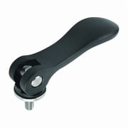 Cam Lever Size 2 M08X50, A=96, B=33,3, Aluminum Black Powder-Coated, Comp Steel