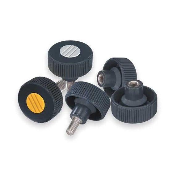 Kipp Hand Knob,Black,Matte K0261.52A4X40