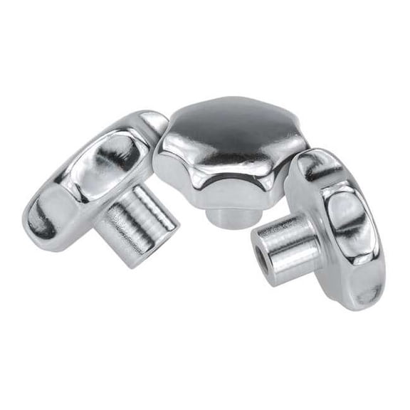 Kipp Hand Knob,Through Hole,3/8"-16 K0150.450A42