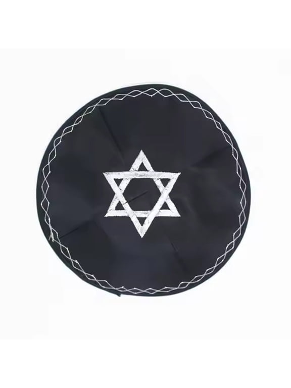 Kippah Muslims Men Namaz Prayer Hat Traditional Kippah Kufi Hat Eid Gift Embroidered Muslims Men Prayer Hat
