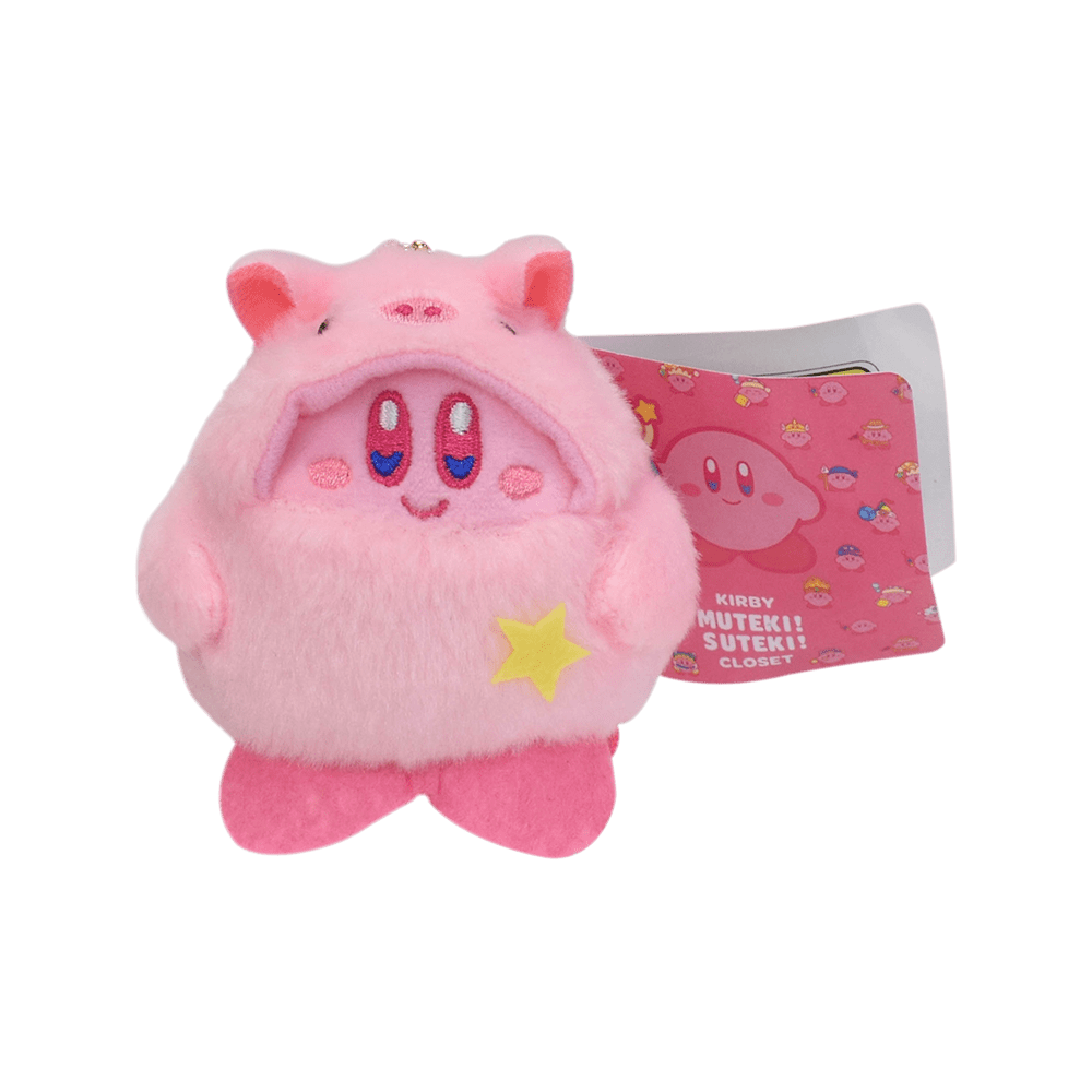 Kiptoy Kirby Plush Pig Kirby Toy 3.2" Soft Stuffed Animal Doll Plush