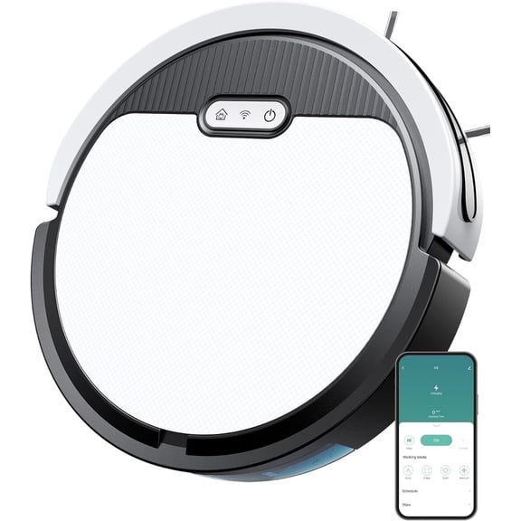 Dyrabitick Robot Vacuum Cleaner , Mop Combo for Pet Hair/Carpet/Hard Floors, Wifi/Alexa/App Scheduling