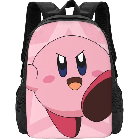 KirBy Backpack Cute Cartoon Kawaii Game Backpack Casual Daypack Travel Backpack Lightweight Laptop Travel Backpack For Adults Work Camping Backpack Set Laptop Backpack,Style-27
