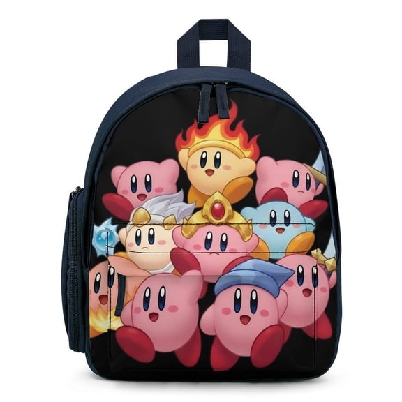 KirBy Cute Cartoon backpack travel bag adjustable shoulder straps One size