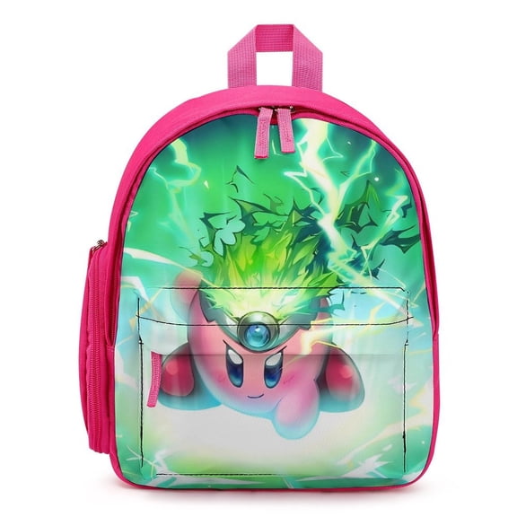 KirBy Cute Cartoon backpack travel bag adjustable shoulder straps One size