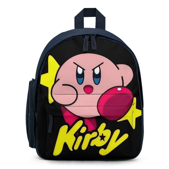 KirBy Cute Cartoon backpack travel bag adjustable shoulder straps One size