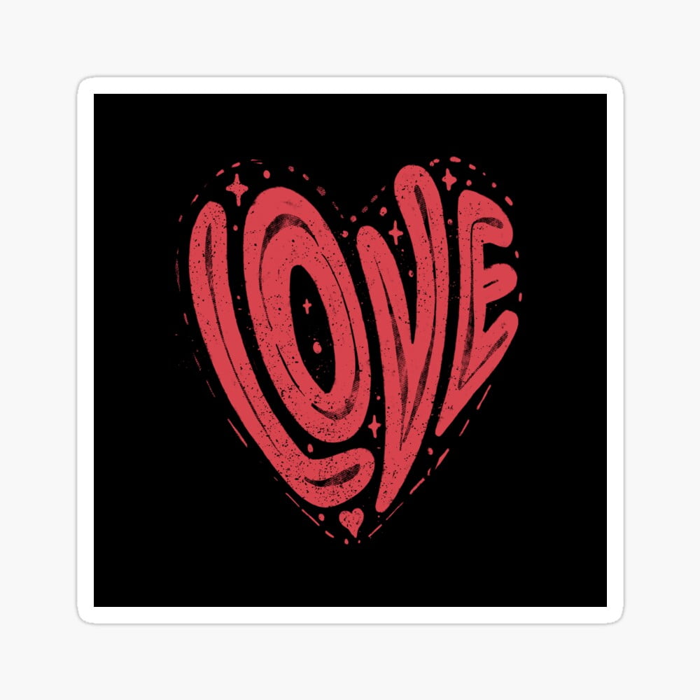 Kira .4227 Sticker - Love In A Heart Shape - Hot Trending Vinyl Sticker ...