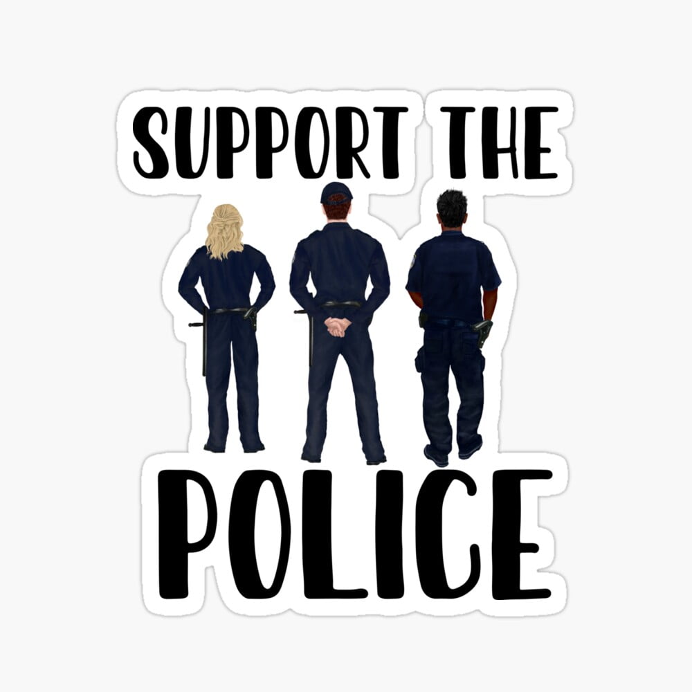 Kira .6014 Sticker - Support Police Officer Law Enforcement America ...