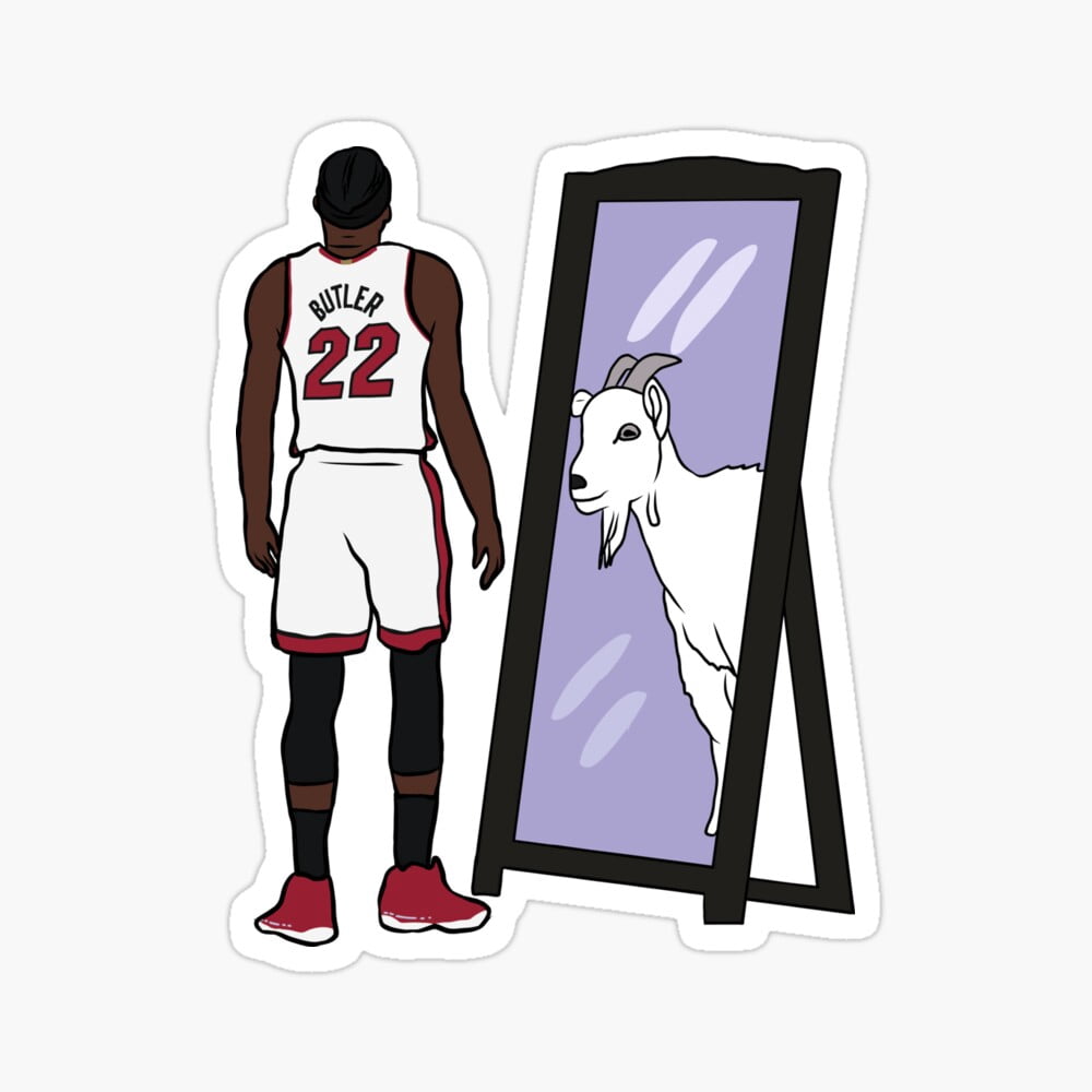 Kira .6211 Sticker - Jimmy Butler Mirror Goat - Hot Trending Vinyl ...