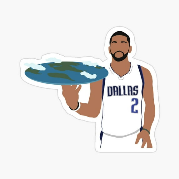 Kira .6362 Sticker - Kyrie Irving Flat Earth (Dallas) - Hot Trending ...