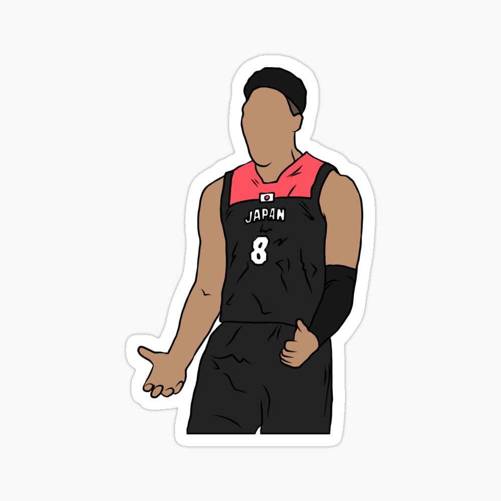 6502 Sticker Kira .6502 Sticker - Rui Hachimura Japan - Hot Trending Vinyl Sticker ...