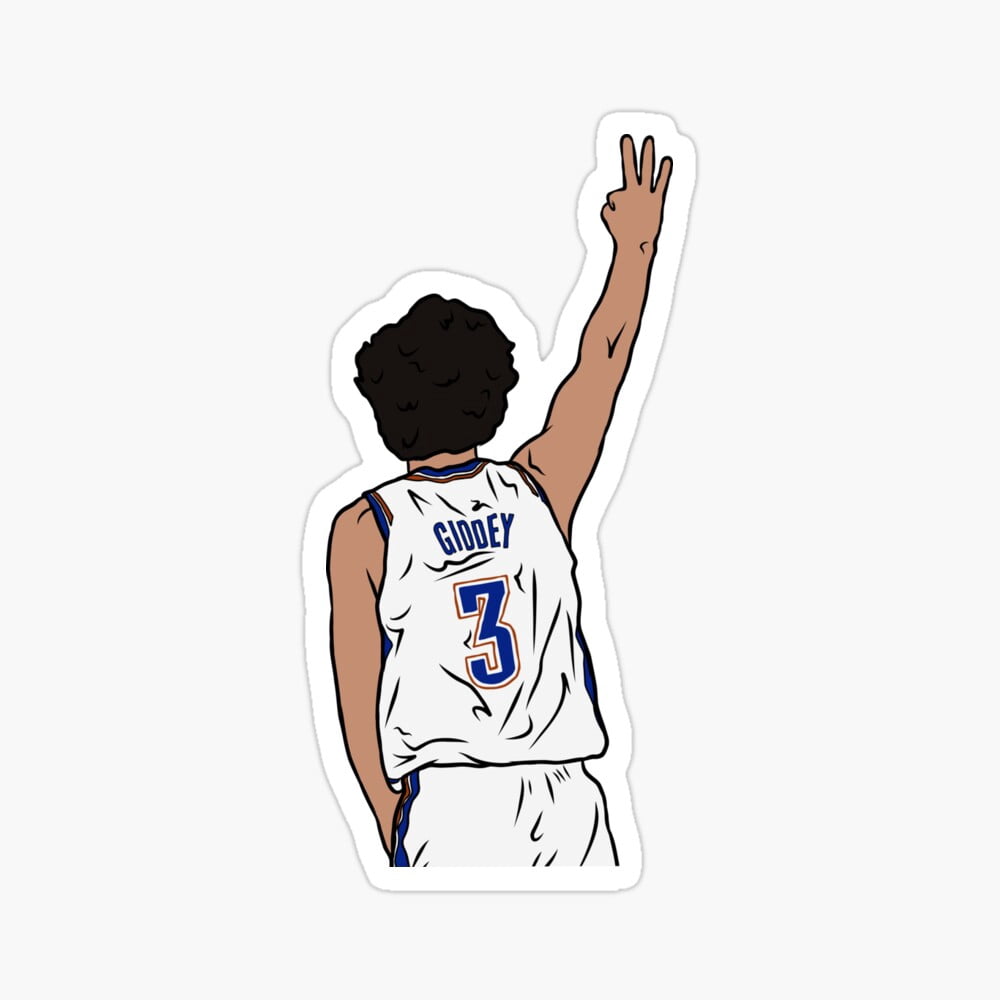 Kira .6618 Sticker - Josh Giddey 3 Point Celebration - Hot Trending ...