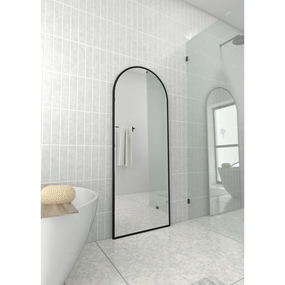 Kira 67 in x 24 in Arched Leaner Mirror