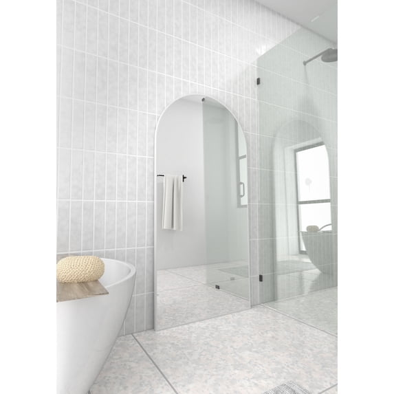Kira 67 in x 30 in Arched Leaner Mirror