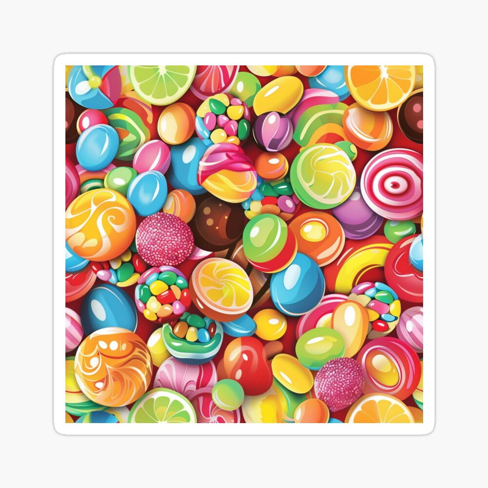 Kira Colorful Sweetness To Eat Sticker - Kir 1575 Decorative Laptop ...