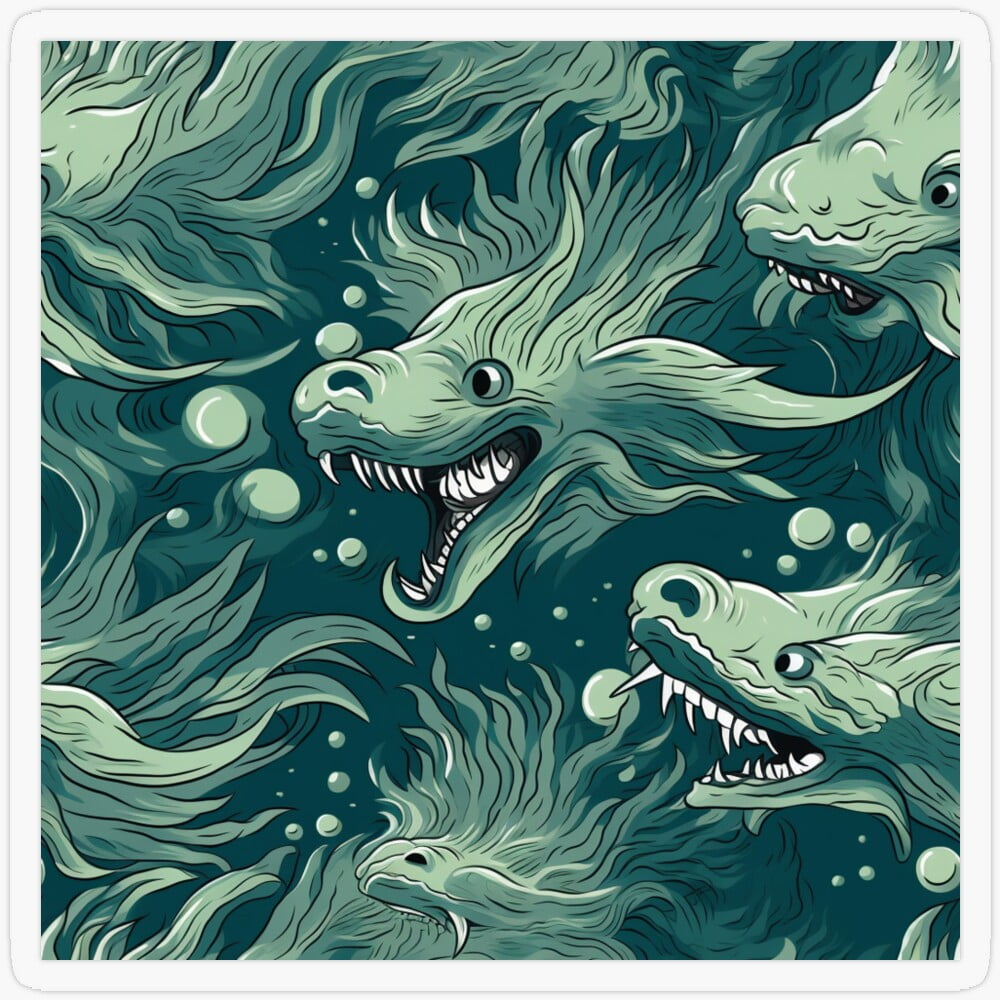 Kira Creatures Of The Abyss Transparent Sticker - Kir 2532 Hot Trending ...