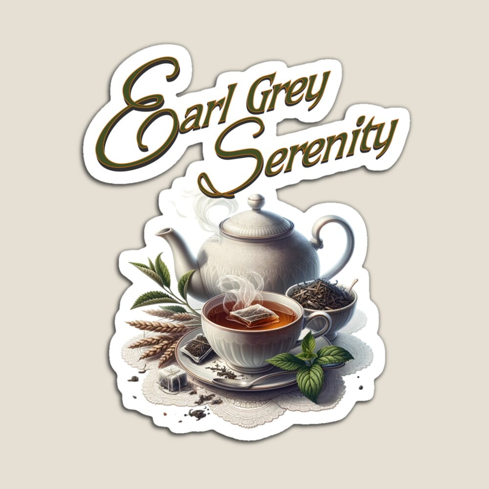 Kira - Earl Grey - Earl Grey Serenity Sticker - 4257 Hot Trending Vinyl ...