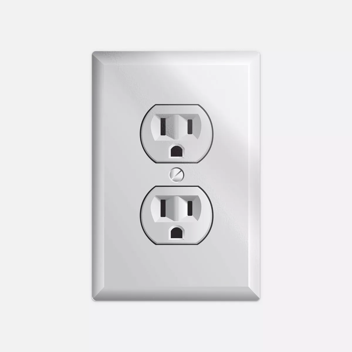 Outlit Sticker Kira Fake Electric Outlet Vinyl Sticker Decal Waterproof Sticker for ...