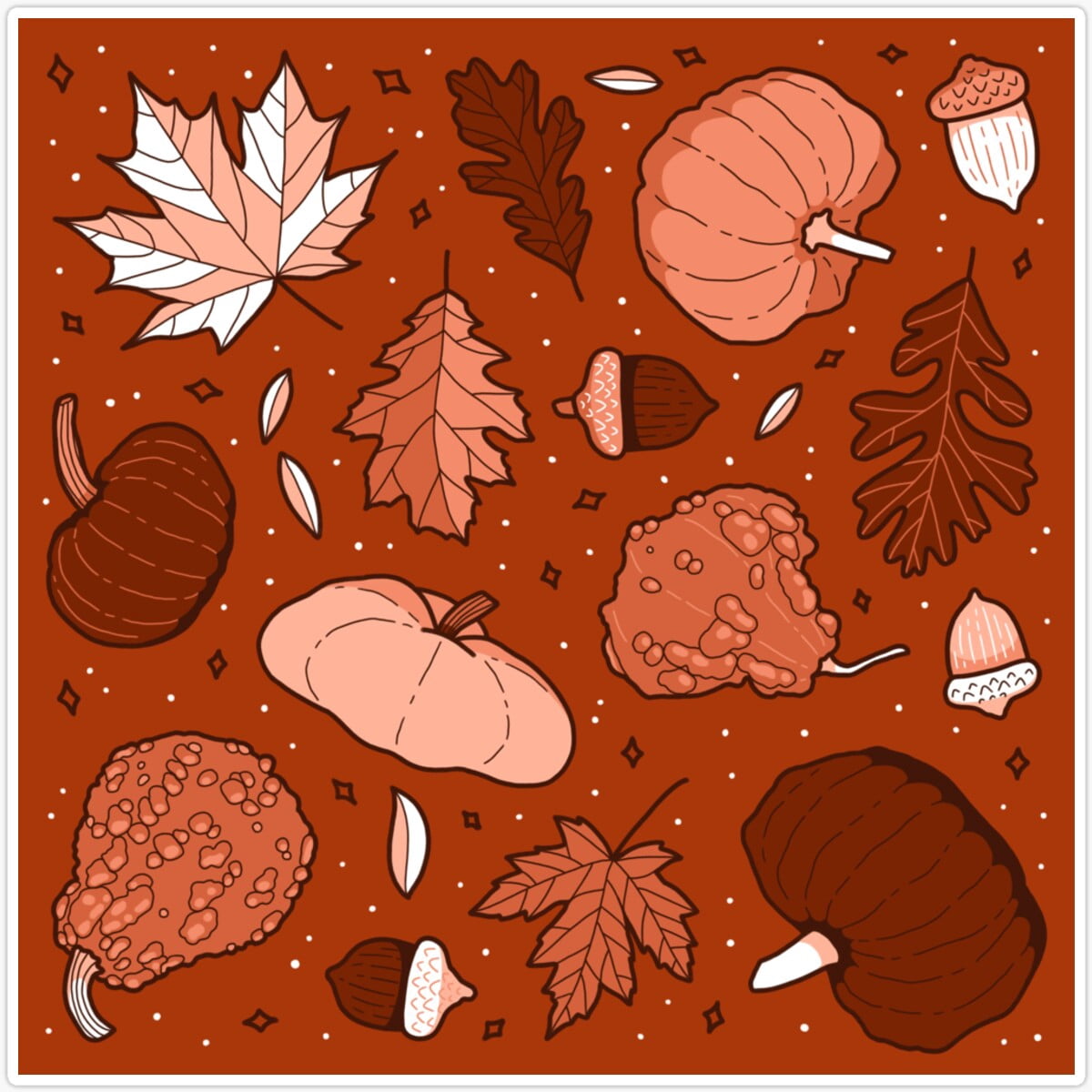 Kira Gourds Sticker Decorative Laptop, Phone Stickers, Waterproof ...