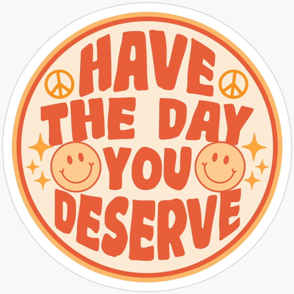 Kira Have The Day You Deserve Retro Bumper Sticker Waterproof Sticker ...
