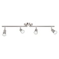 thumbnail image 1 of Kira Home Langford 27" 4-Light Directional Track Wall/Ceiling Light + 4W LED Bulbs, Adjustable Heads, Brushed Nickel, 1 of 9