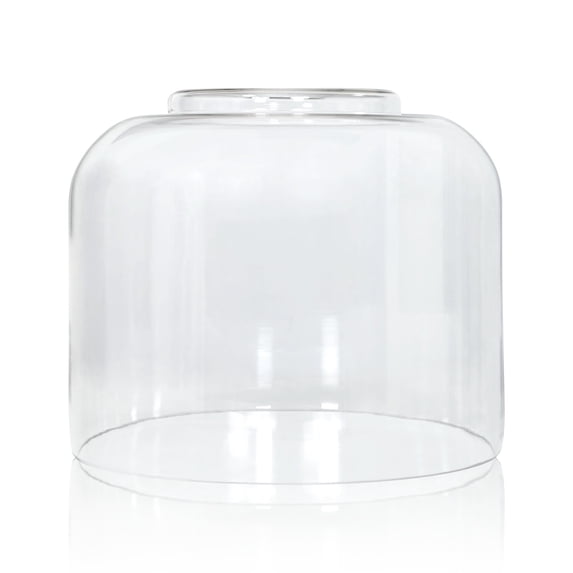 Kira Home Luxe 9" Glass Shade, Replacement Glass, 1-5/8" Fitter Opening for Threaded Medium Base Socket, 8" x 8.75", (1)