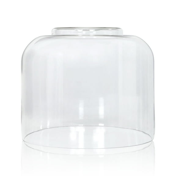 Kira Home Luxe 9" Glass Shade, Replacement Glass, 1-5/8" Fitter Opening for Threaded Medium Base Socket, 8" x 8.75", (1)