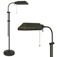 thumbnail image 1 of Kira Home Prescott 58" Adjustable Standing Pharmacy Floor Lamp, Includes 6W LED Bulb, Pivot Head for Hobby/Precise Task, 1 of 8