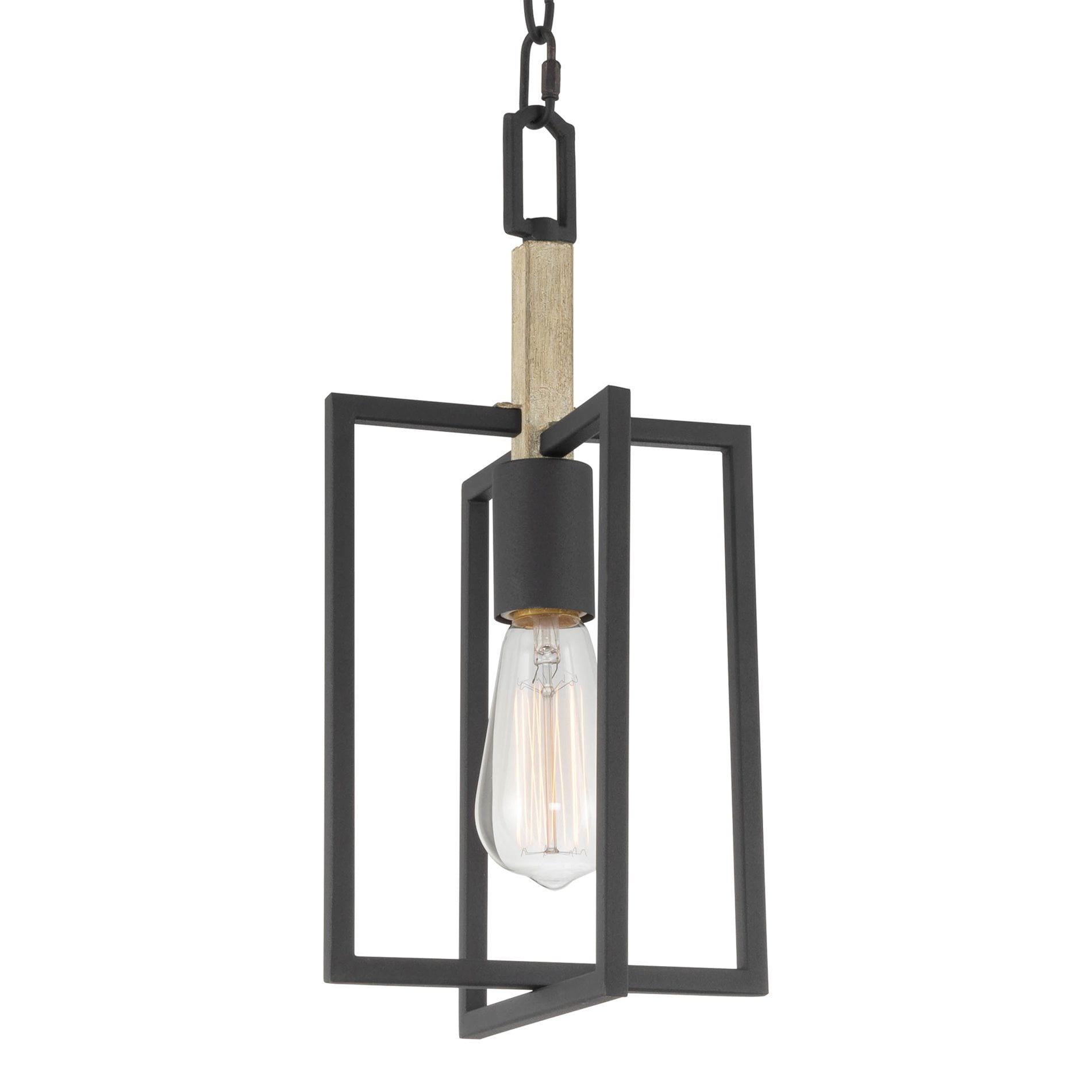 Sheffield Sandblasted Black Metal Farmhouse Pendant Light
