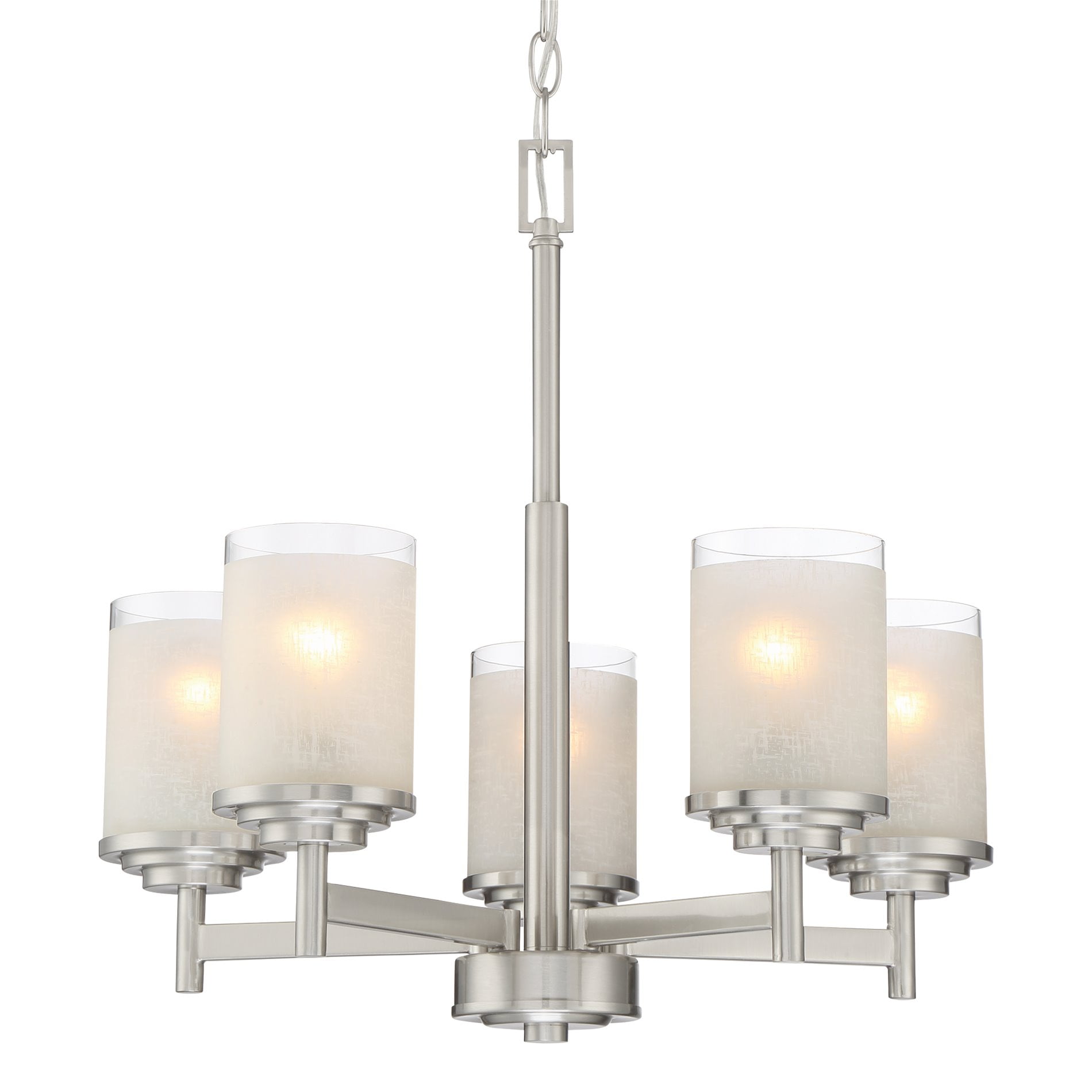 Modern chandelier on sale with shades