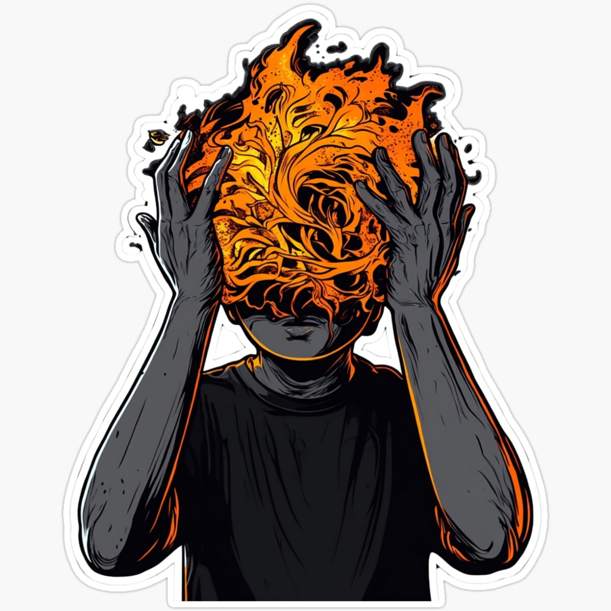 Kira Intense Feelings: Embrace the Depth of Emotion! Sticker Decorative ...