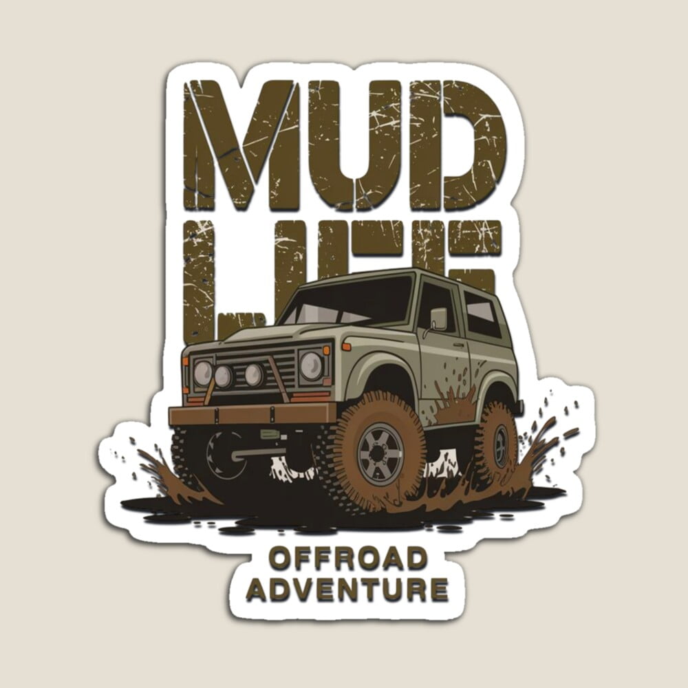 Kira - Mud Life - Offroad Adventure Sticker - 7623 Hot Trending Vinyl ...