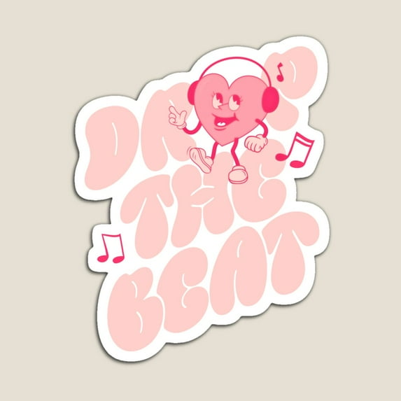 Kira - Music Lover - Drop The Beat - Dj - Retro - Edm Sticker - 1791 ...