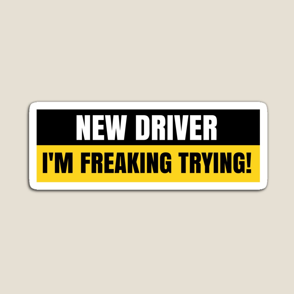 Kira - New Driver I'M Freaking Trying New Driver Funny Opossum Car ...