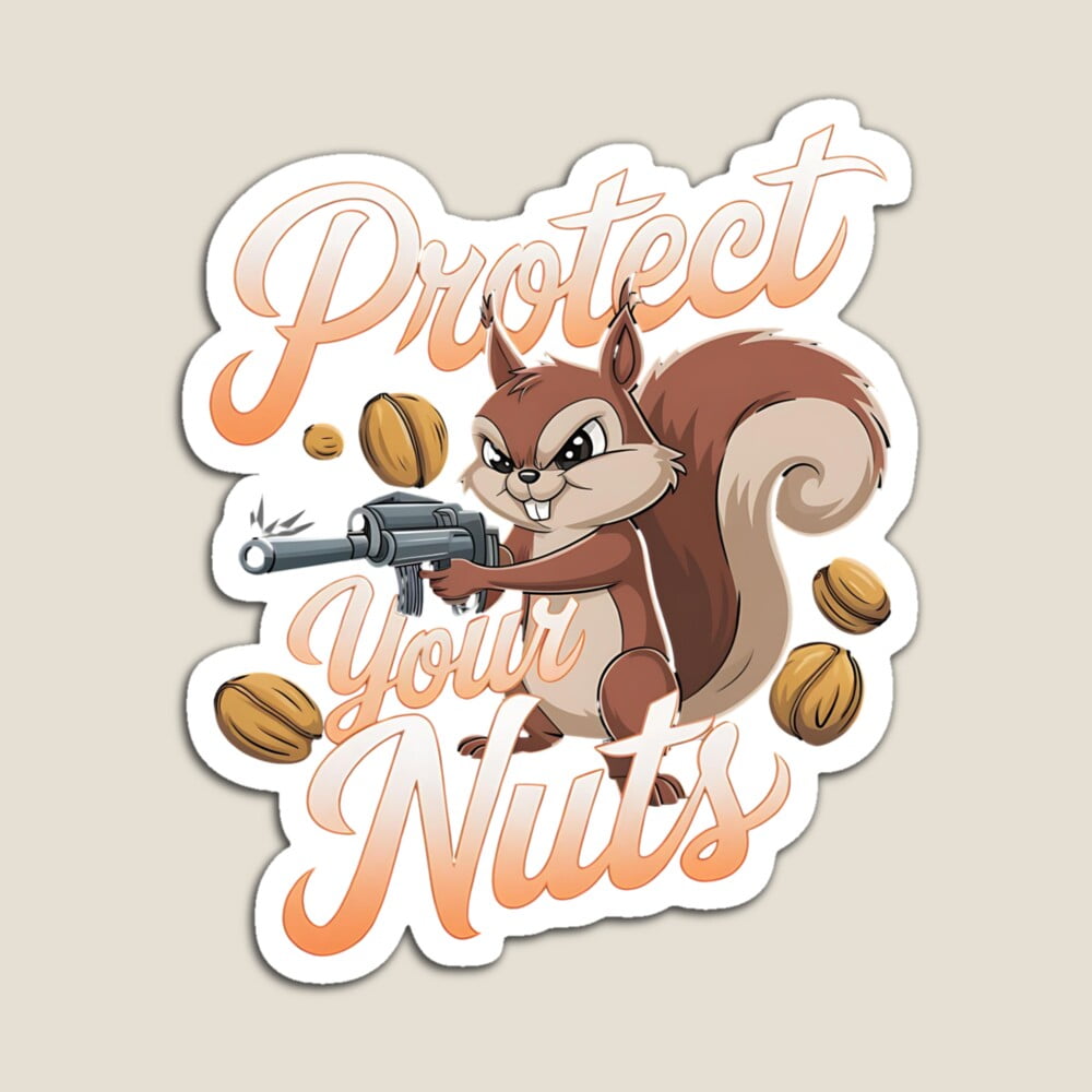 Protect Your Nuts - Vinyl Sticker at Sticker Shoppe
