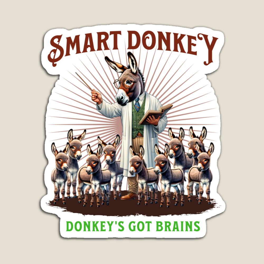Kira - Smart Donkey Sticker - 4603 Hot Trending Vinyl Stickers ...