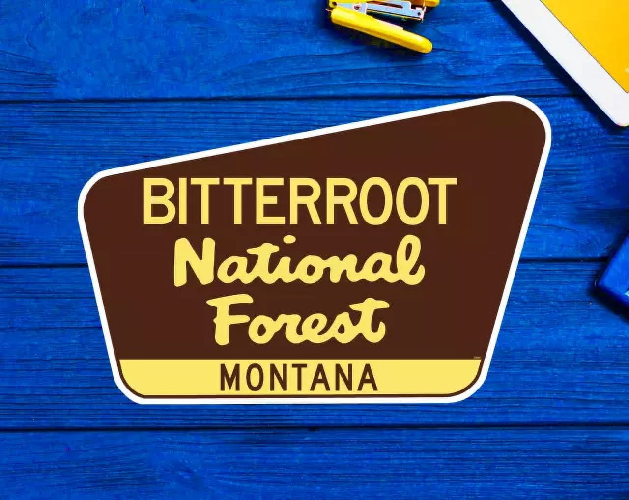Kira Sticker With Bitterroot National Forest Decal Montana Park ...