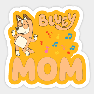 Kira Sticker With Bluey Mom Bluey S For Kids, Bluey S Party Favors