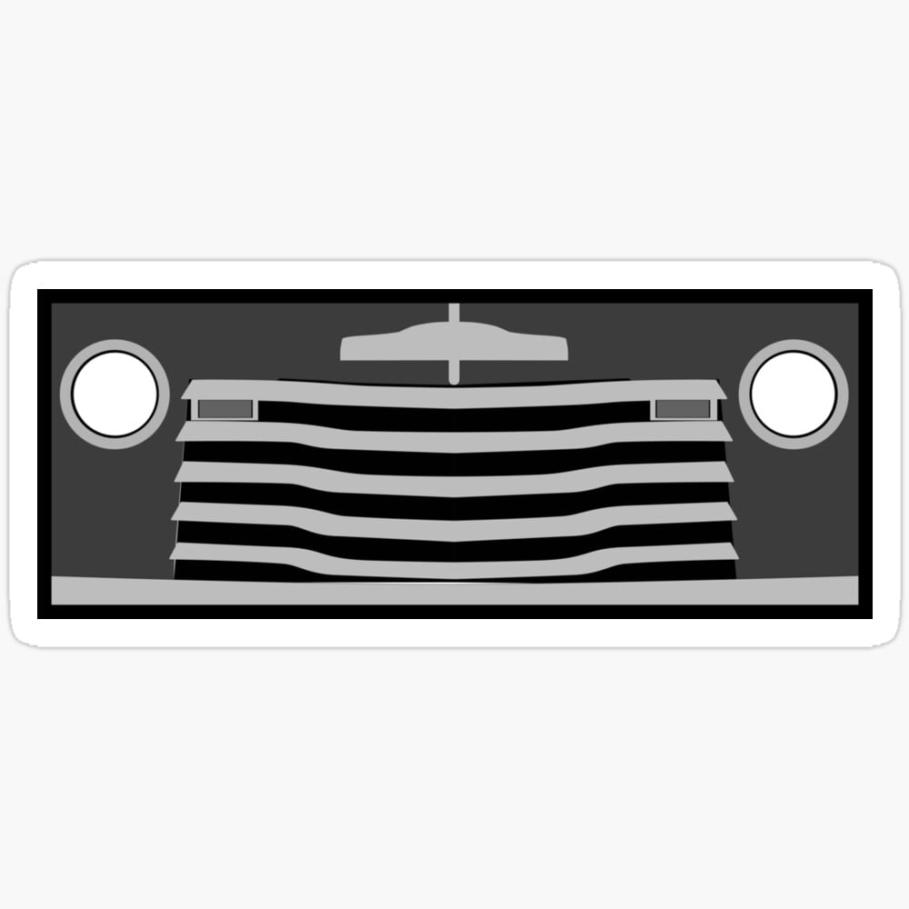 Kira Sticker - Chevy 3100 Black N White Gift For You - Phone Stickers ...