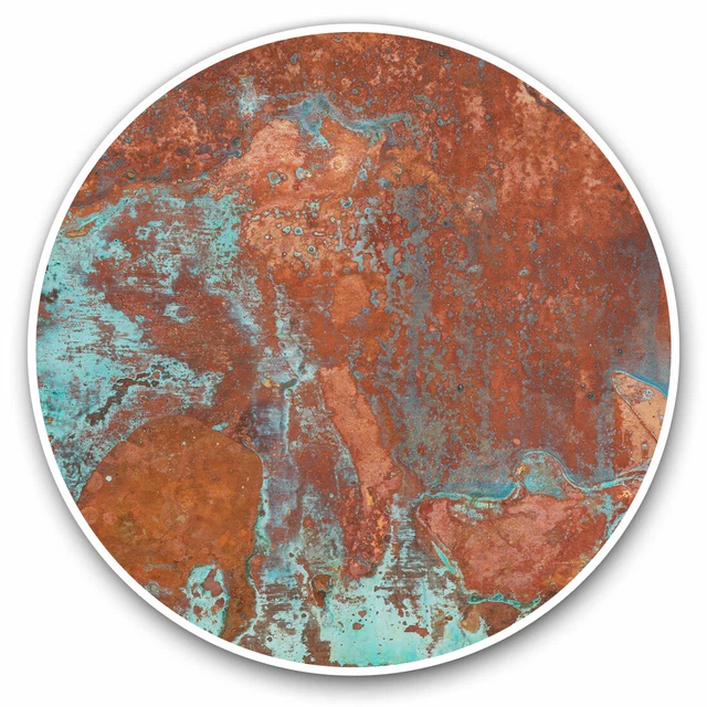 Kira Sticker With Cool Rusty Aged Copper Fun Cool Gift Decorative ...