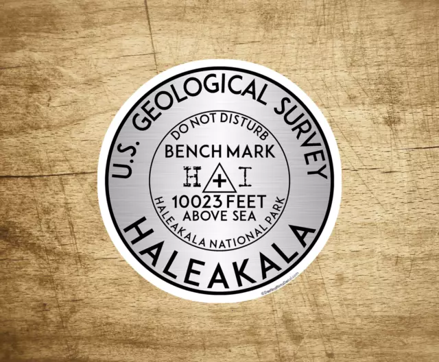 Benchmark Stickers Kira Sticker With Haleakala National Park Hawaii Decal Benchmark ...