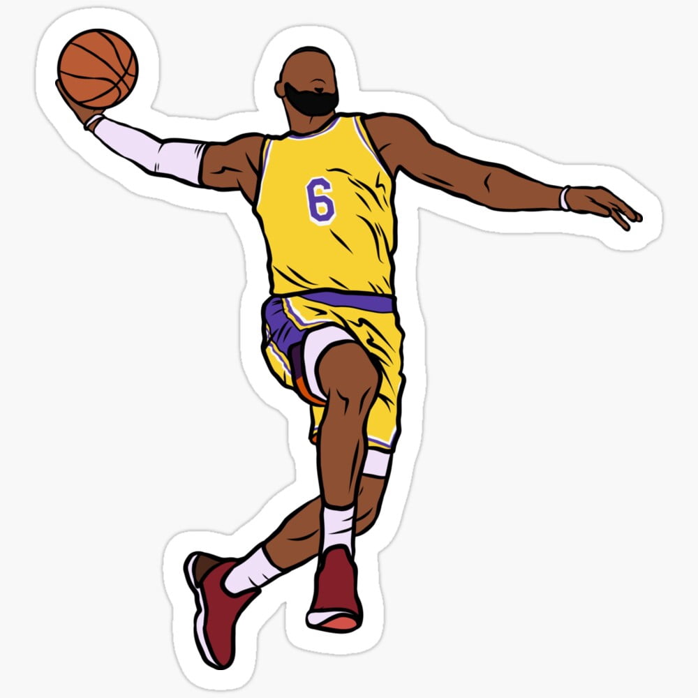 Kira Sticker - Lebron James Tomahawk Sticker - Single, Trio, Or Squad ...