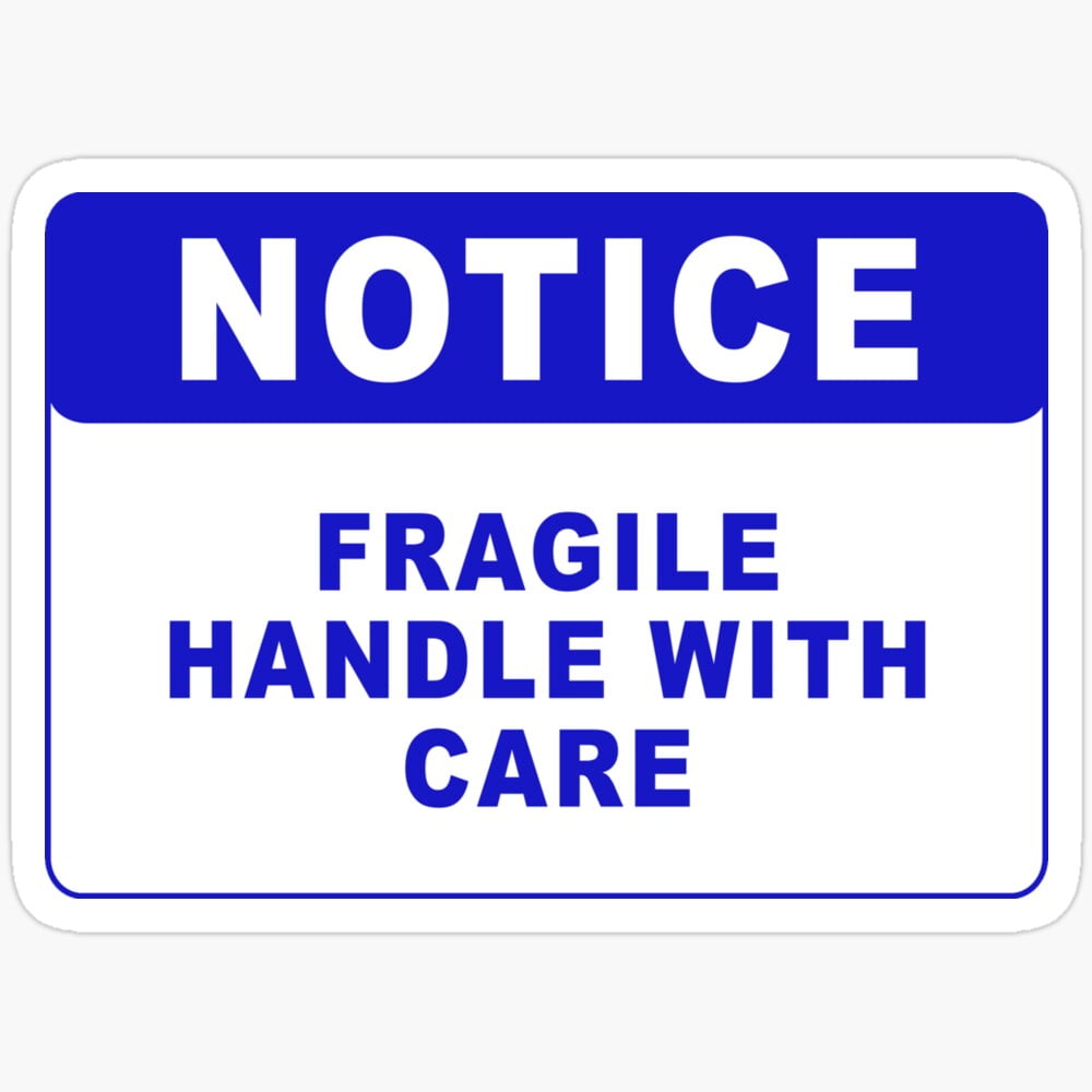 Kira Sticker - Notice Fragile Handle With Care Gift For You - Phone ...