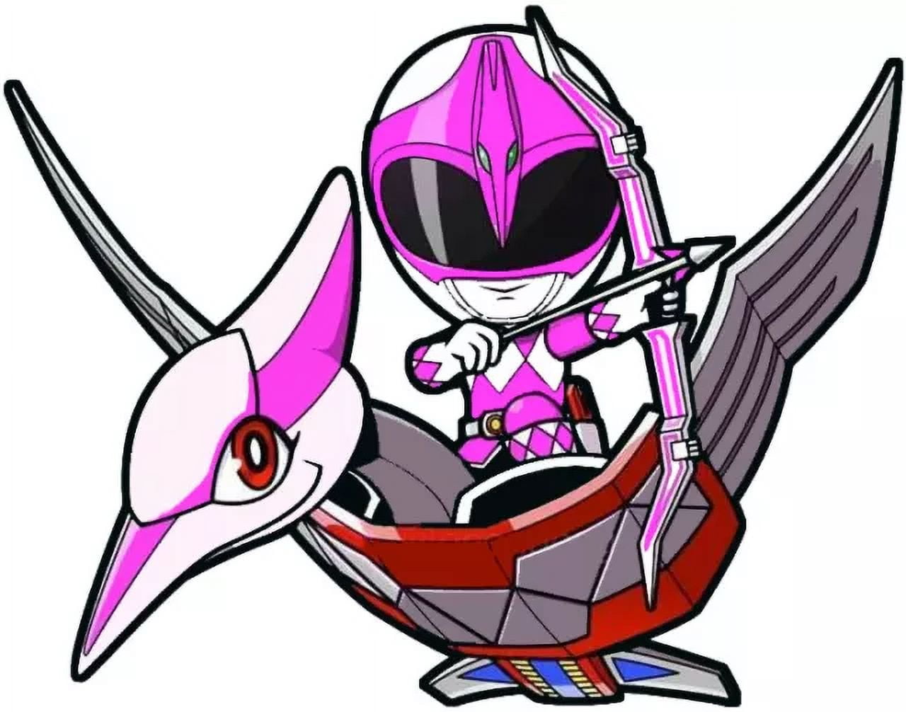 Kira Sticker With Pink Mighty Morphin Power Rangers Dinozords S ...