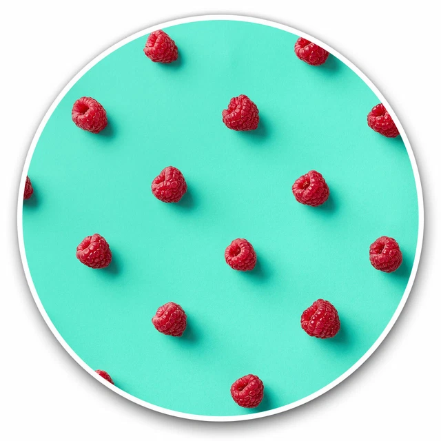 Kira Sticker With Raspberry Pattern Healthy Eating Fruit Cool Gift ...