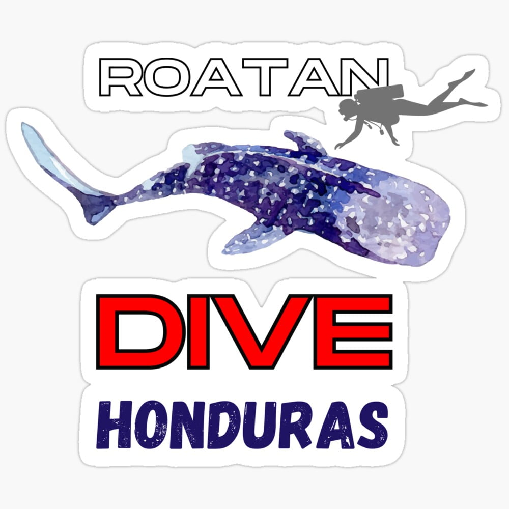 Kira Sticker - Roatan Honduras Dive - Scuba Diving With Whale Shark ...