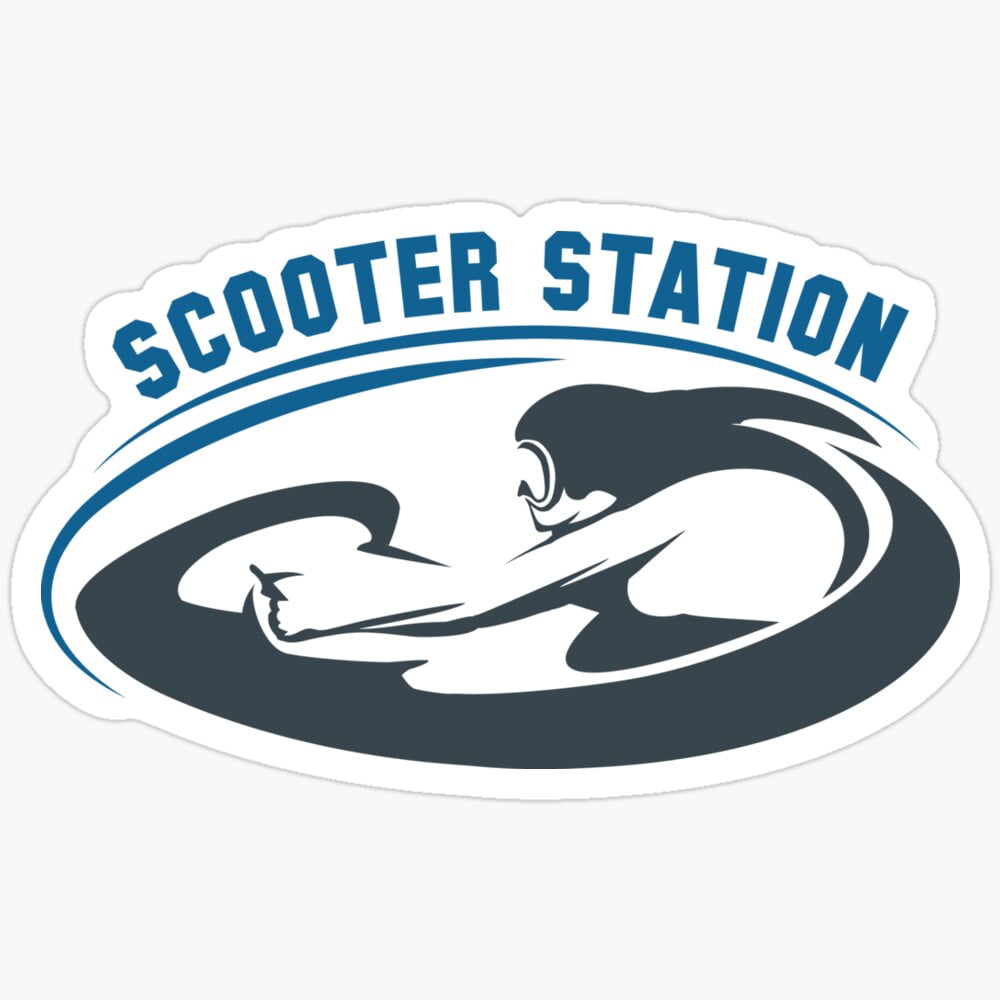 Kira Sticker - Scooter Diving Club Emblem Perfect Sticker Gift For ...