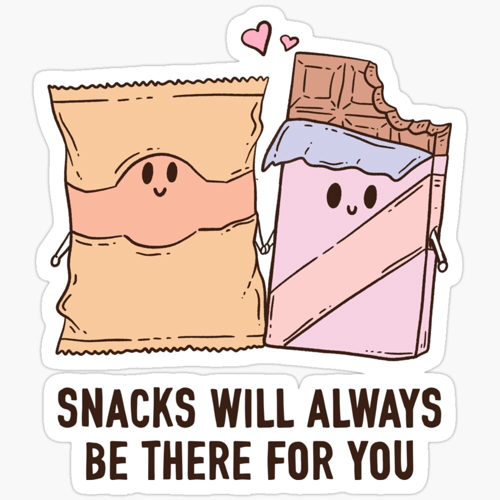 Kira Sticker - Snacks Will Always Be There For You - Phone Stickers ...